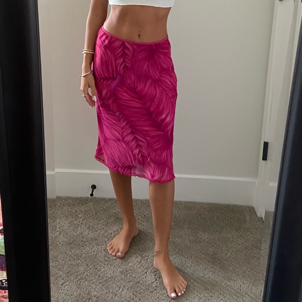 Floral Midi Skirt